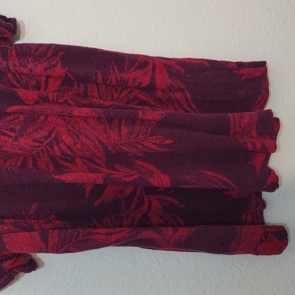 VERY USED LUCKY BRAND FLORAL SHORT SLEEVE PINK AND PURPLE SIZE 2X - Picture 12 of 16